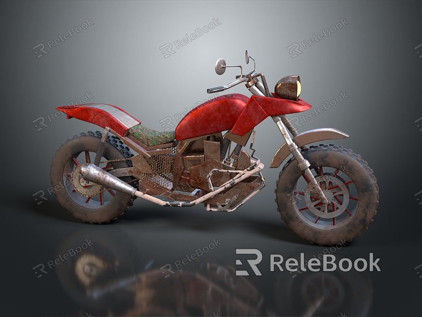 Motorcycle Two-wheeled Motorcycle Cross-country Motorcycle Road Race Motorcycle Motor Vehicle Transport model