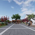 Neat Residential Community Layout With Landscaped Greenery Parking Spaces And Courtyard Areas