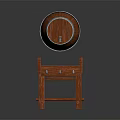 Wooden Barrel Shaped Furniture With Sturdy Wooden Stand And Classic Design