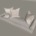 Soft Bag Cushion Bay Window Cushion Tatami Cushion Pillow 3d model