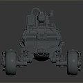 Self-made armed car modified car modified car chariot chariot doomsday car self-made car self-made car modified car 3d model