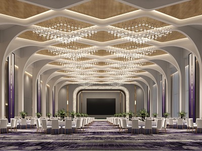 Ballroom 3d model