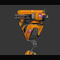 Modern Robot Battery Attack Robot Defense Robot Armed Robot 3d model