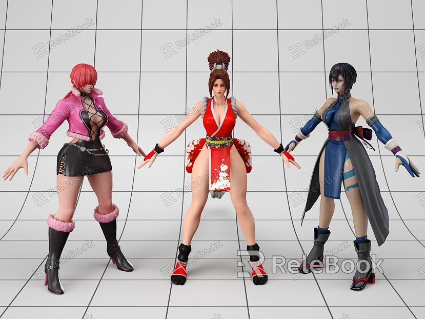 Game Role King of Fighters Soul Arcade Sexy Charmie Charmie Shamil Mowless Fire Dance shiki Beauty model