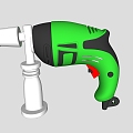 Electric drill Industrial equipment 3d model