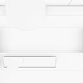 Modern reception desk 3d model