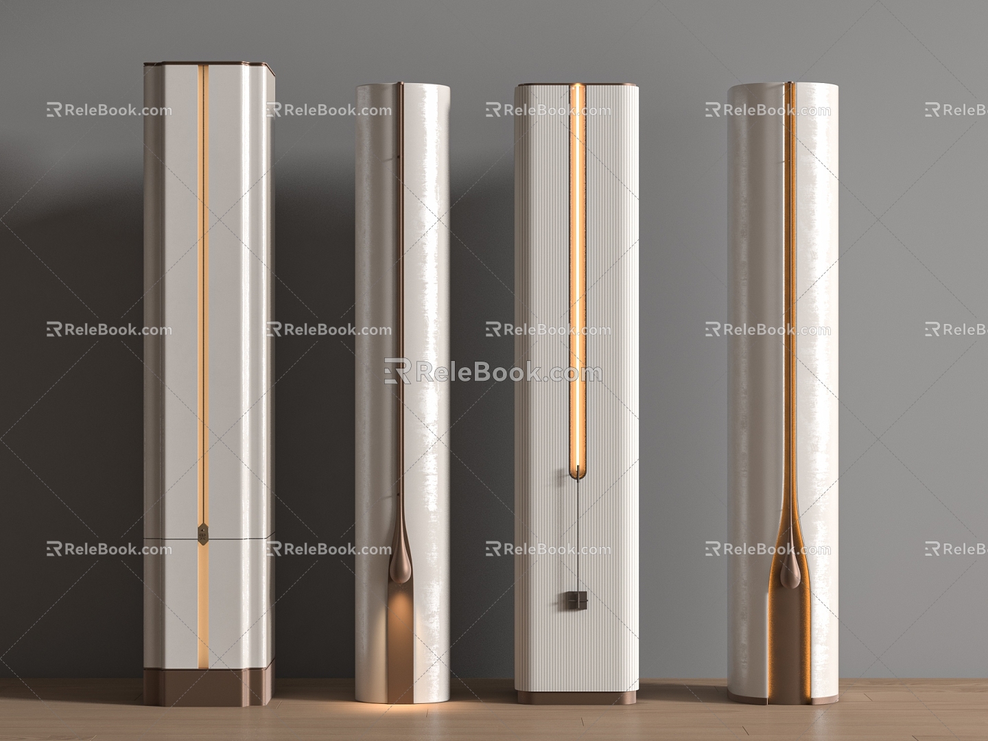 Modern Decorative Columns Pillar Architectural Columns Styling Columns Special-shaped Columns 3d model