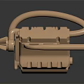 Modern Engine Turbine 3d model