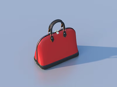 Leather Bag Handbag Briefcase Computer Bag 3d model