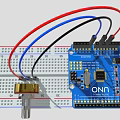 Internal structure of circuit board potentiometer 3d model