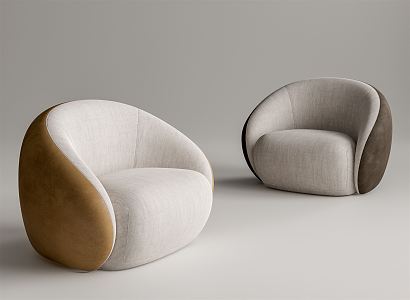 Modern single sofa 3d model