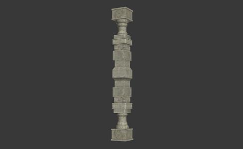 Vintage Column 3d model