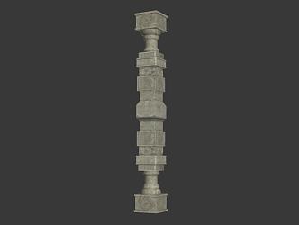 Vintage Column 3d model