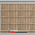 Natural Bamboo Fence Design For Outdoor Garden With Arranged Slats And Classic Appeal
