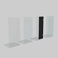 Modern Shower Sauna Design With Stainless Steel Shower Head And Glass Enclosure