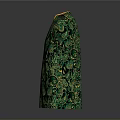 Fashionable Green Short Sleeve T-shirt With Printed Paisley Pattern For Daily Wear