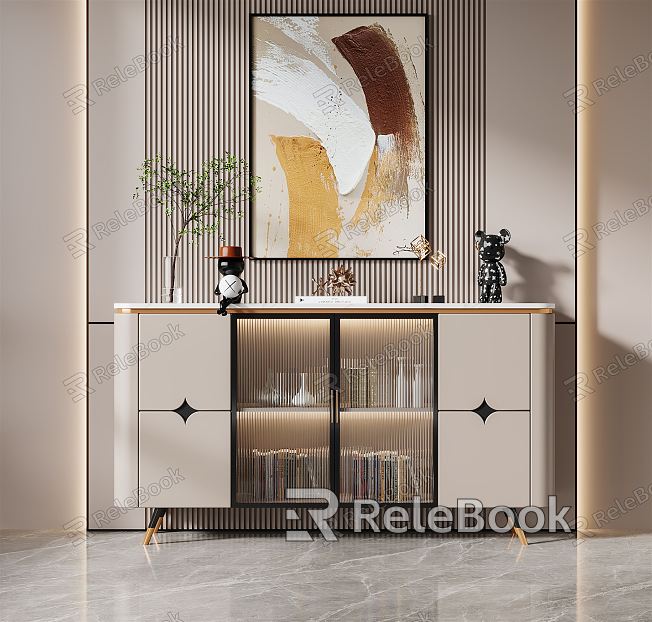 Light Luxury Sideboard model