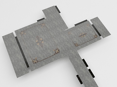 Modern floor tile 3d model