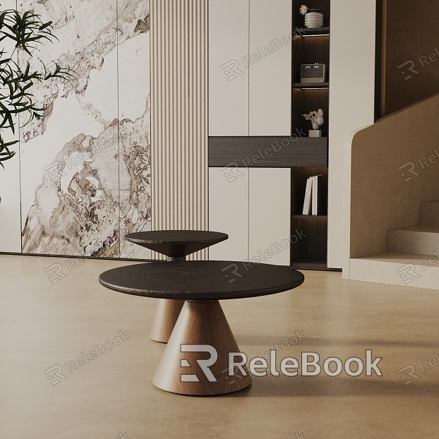 Modern coffee table model