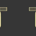 Modern Brushed Gold And Matte Black Wall Sconces With Sleek LED Lighting Design