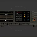 Professional Electronic Power Supply Unit With Digital Display Color Coded Buttons And Interface Ports