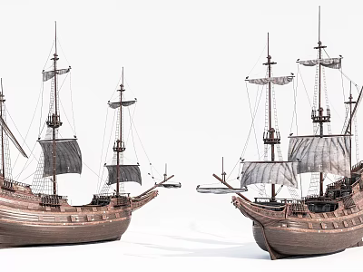 Modern Sailing 3d model