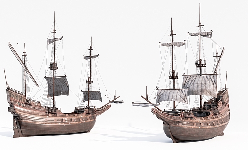 Modern Sailing 3d model