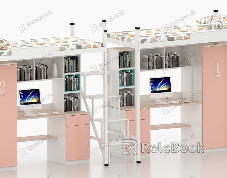 Modern Bed-up Dormitory Bed model