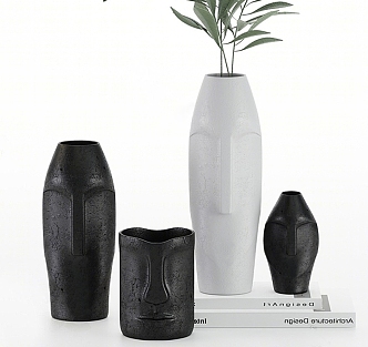 Modern vase ornaments 3d model