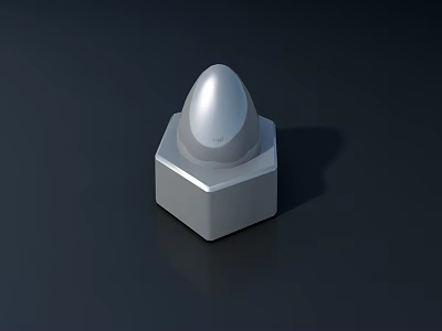 Hardware Tools Metal Hexagonal Nut With Conical Top And Durable Design 3d model