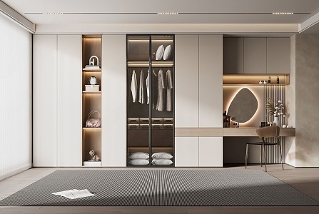 Modern wardrobe 3d model