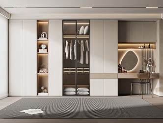 Modern wardrobe 3d model