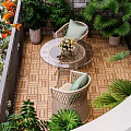 Modern Balcony Terrace 3d model