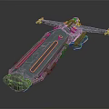 Spaceship Spacecraft 3d model