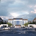 New Chinese School 3d model