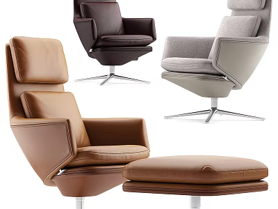Modern Office Chair Leisure Chair Office Leisure Chair Boss Chair Office Chair 3d model