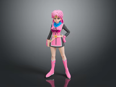 Cartoon Beauty Animation Beauty Animation Beauty Cartoon Girl Animation Girl Cartoon Girl Fantasy Beauty 3d model