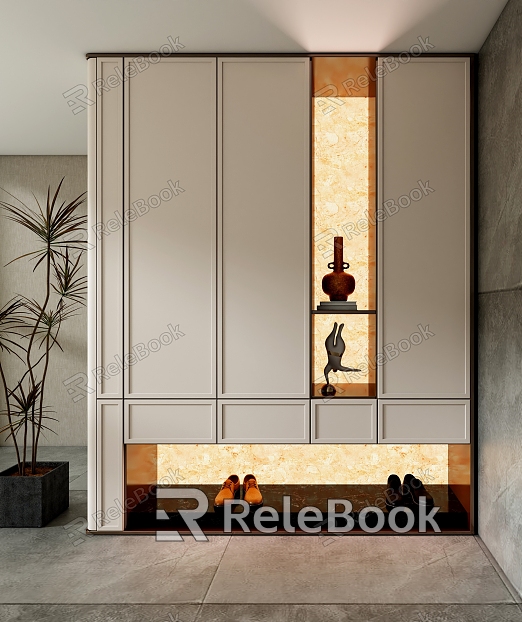 New Chinese Style Entrance Cabinet New Chinese Style Shoe Cabinet New Chinese Style Coat Cabinet New Chinese Style Wardrobe Cream Style Wardrobe Wardrobe High Cabinet Decorative Cabinet Partition Cabinet model