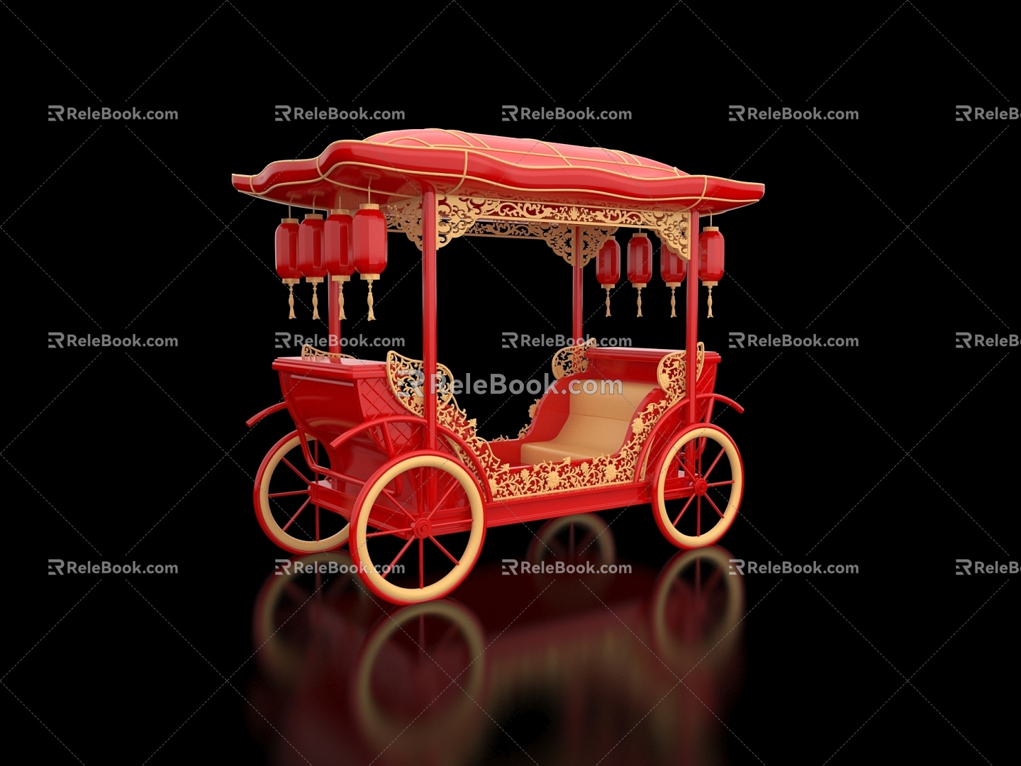 Chinese float 3d model