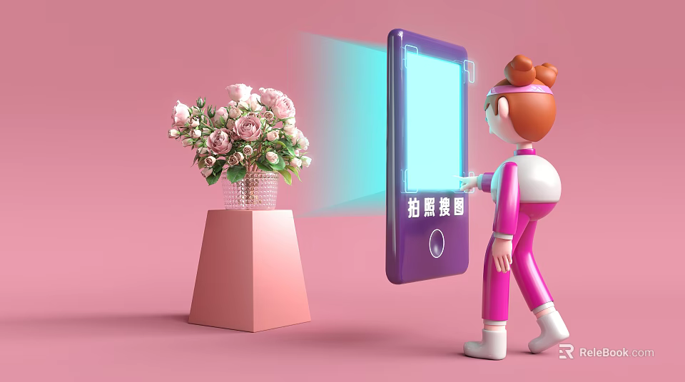 Commercial Photo Search Device For Business Image Recognition And Retail Applications 3d model 