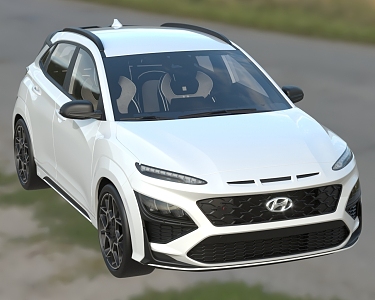 2022 HyundaiKonaN car 3d model