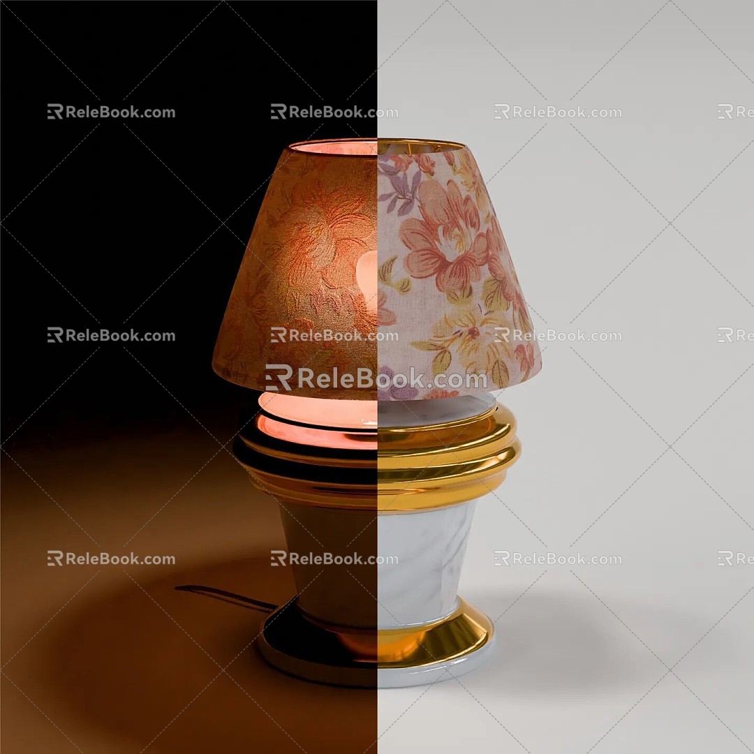 Table lamp 3d model