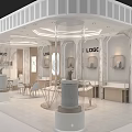Elegant Jewelry Store Interior With Modern Display Cases And Jewelry Showcases
