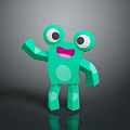Frog Poison Frog Game Frog Reptile Cold Blooded Animal Reptile 3d model