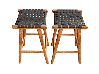 Stool Bar Stool Decorative Stool Woven Stool 3d model