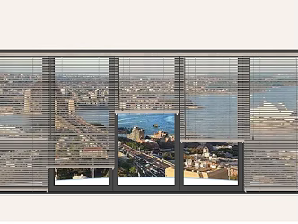 Modern venetian blinds 3d model