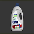 OMO Professional Laundry Detergent With Stain Removal White Bottle Blue Cap
