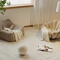 Modern Lazy Sofa 3d model