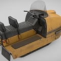 Snowmobile Snowmobile Motorcycle Yacht 3d model