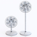 millet fan floor fan 3d model